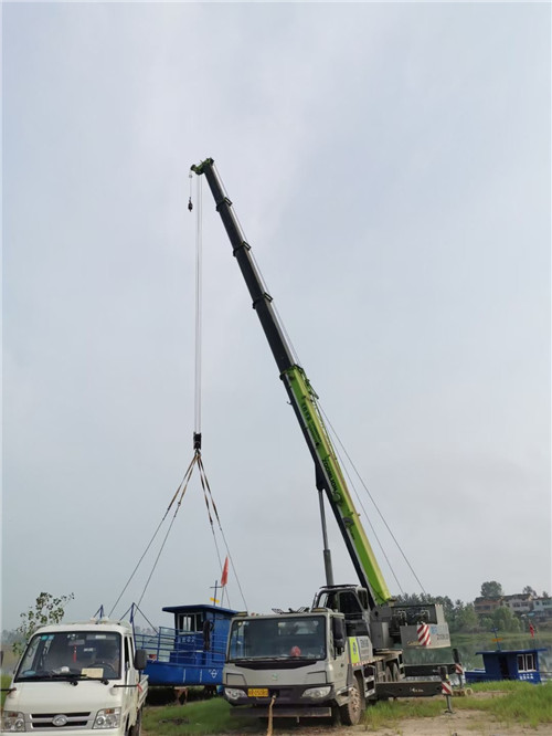 潮州市桥梁建设吊装案例